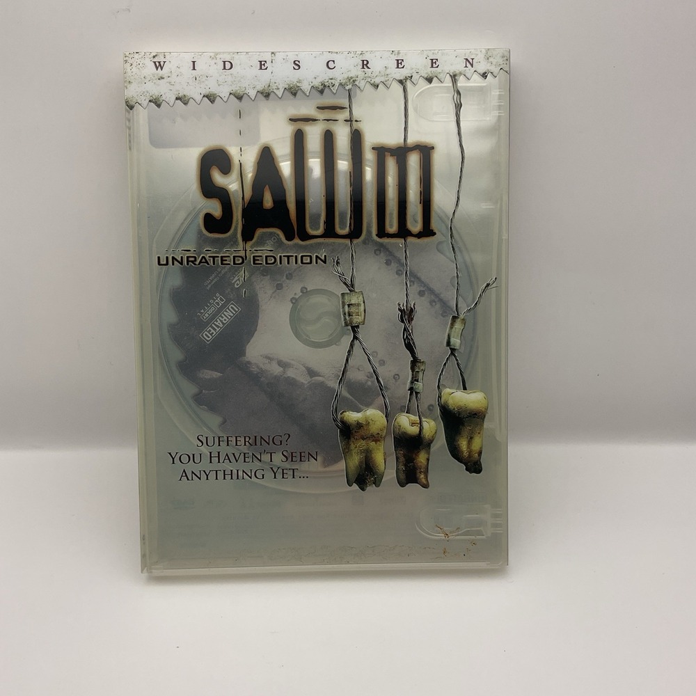 Saw III (3) (DVD, 2006) WS UnRated Edition Horror Tobin Bell